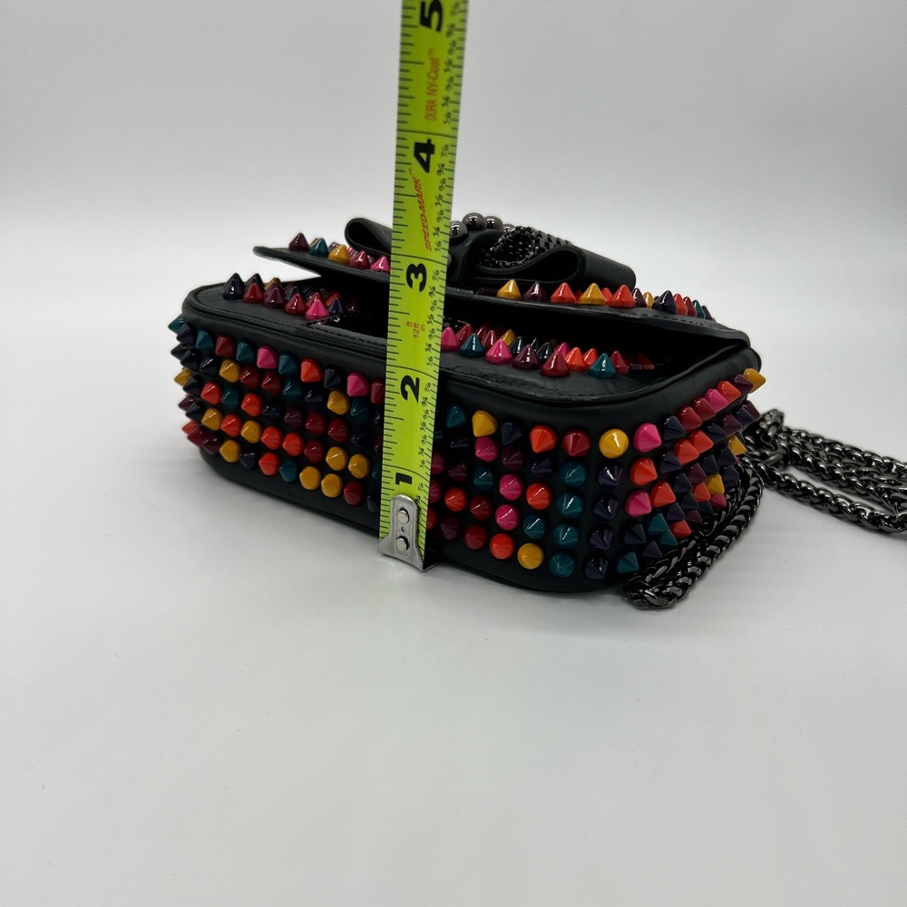Christian Louboutin Sweet Charity Calf/patent/spikes mix black multicolor - Picture 9 of 16